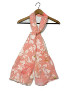 Shanlin Floral Silk Feel Scarf Evening Shawl