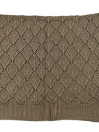 Shanlin Rhombus-Shaped Hollow Pattern Cocoon Cardigan Sweater Shawl