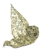 Shanlin Vintage Polka Dot Chiffon Skinny Scarf – Lightweight Retro Long Ribbon for Neck, Hair, Hat