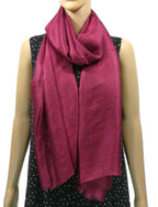 Shanlin Solid Color Silk Feel Long Scarves