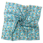 Shanlin Unisex Floral Cotton Square Scarf Bandanas 22x22 inch