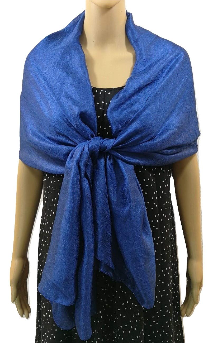 Shanlin Solid Color Silk Feel Long Scarves