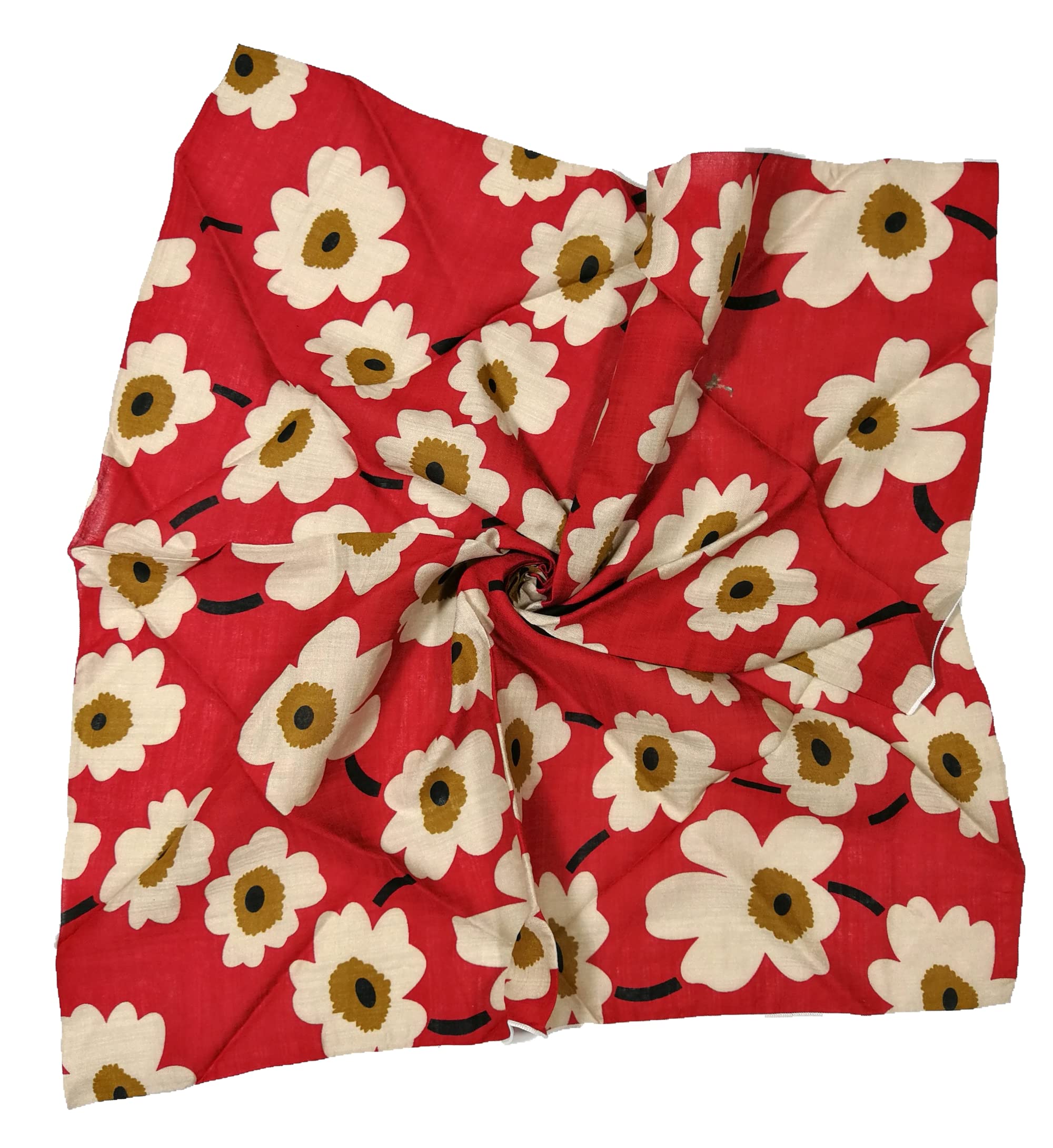 Shanlin Unisex Floral Cotton Bandanas 22x22 inch