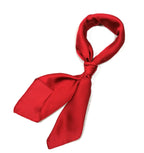 Shanlin Silk Feel Pattern Square Scarves 27" X 27"(Solid Color)