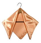 Shanlin Solid Color Silk Feel Satin Square Scarf Bandanas (23.5"X23.5")