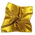 Shanlin Solid Color Silk Feel Satin Square Scarf Bandanas (23.5"X23.5")