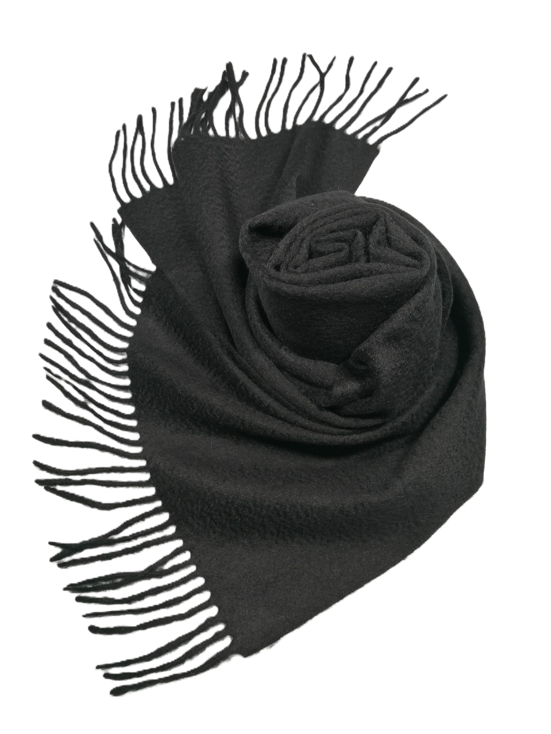 Shanlin 100% Cashmere Ultra Soft Solid & Plaid Scarf for Men & Women with Gift Box