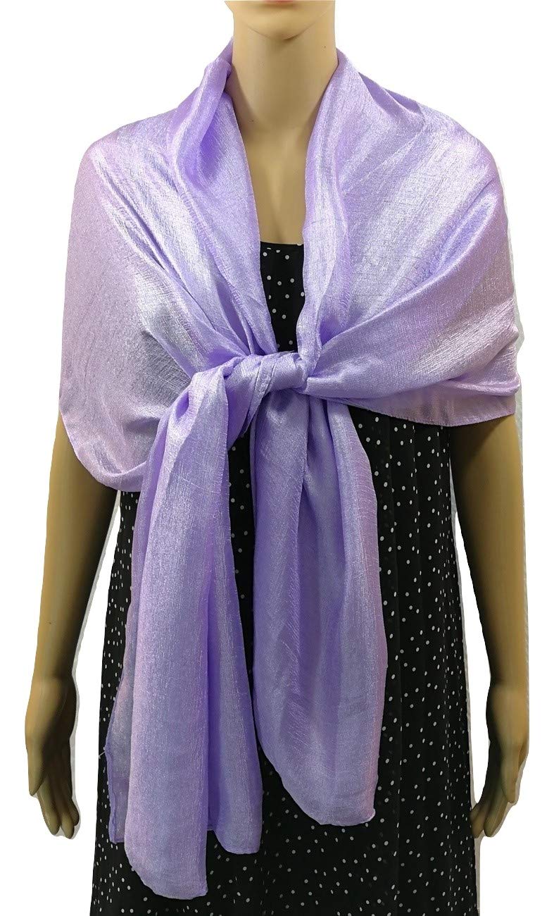 Shanlin Solid Color Silk Feel Long Scarves