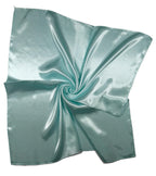 Shanlin Solid Color Silk Feel Satin Square Scarf Bandanas (23.5"X23.5")