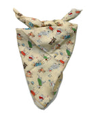 Shanlin Unisex Floral Cotton Square Scarf Bandanas 22x22 inch