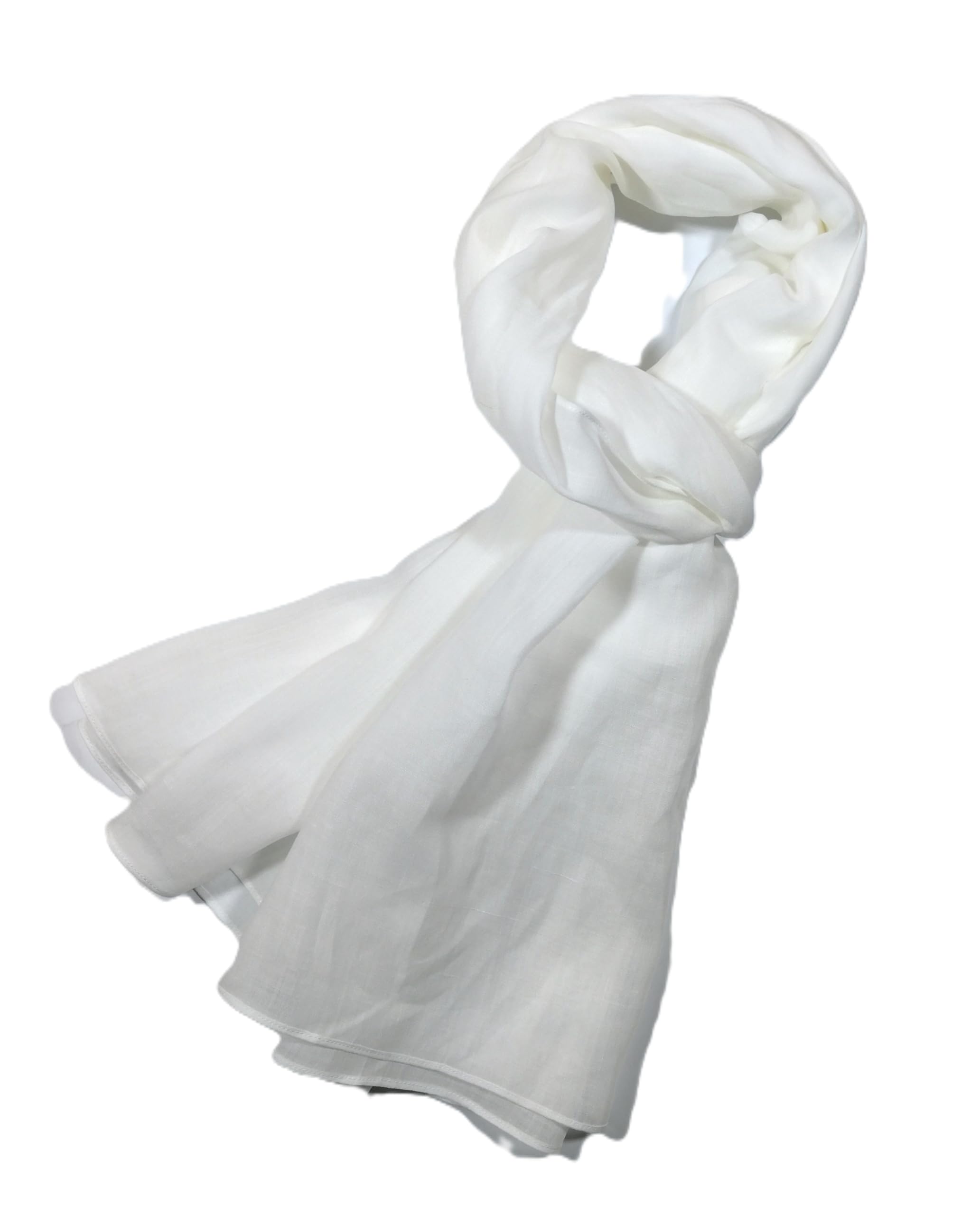 Shanlin Lightweight Breathable Long Scarf, Spring Fall Sun Protection Wrap for Women and Men