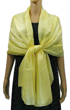 Shanlin Solid Color Silk Feel Long Scarves