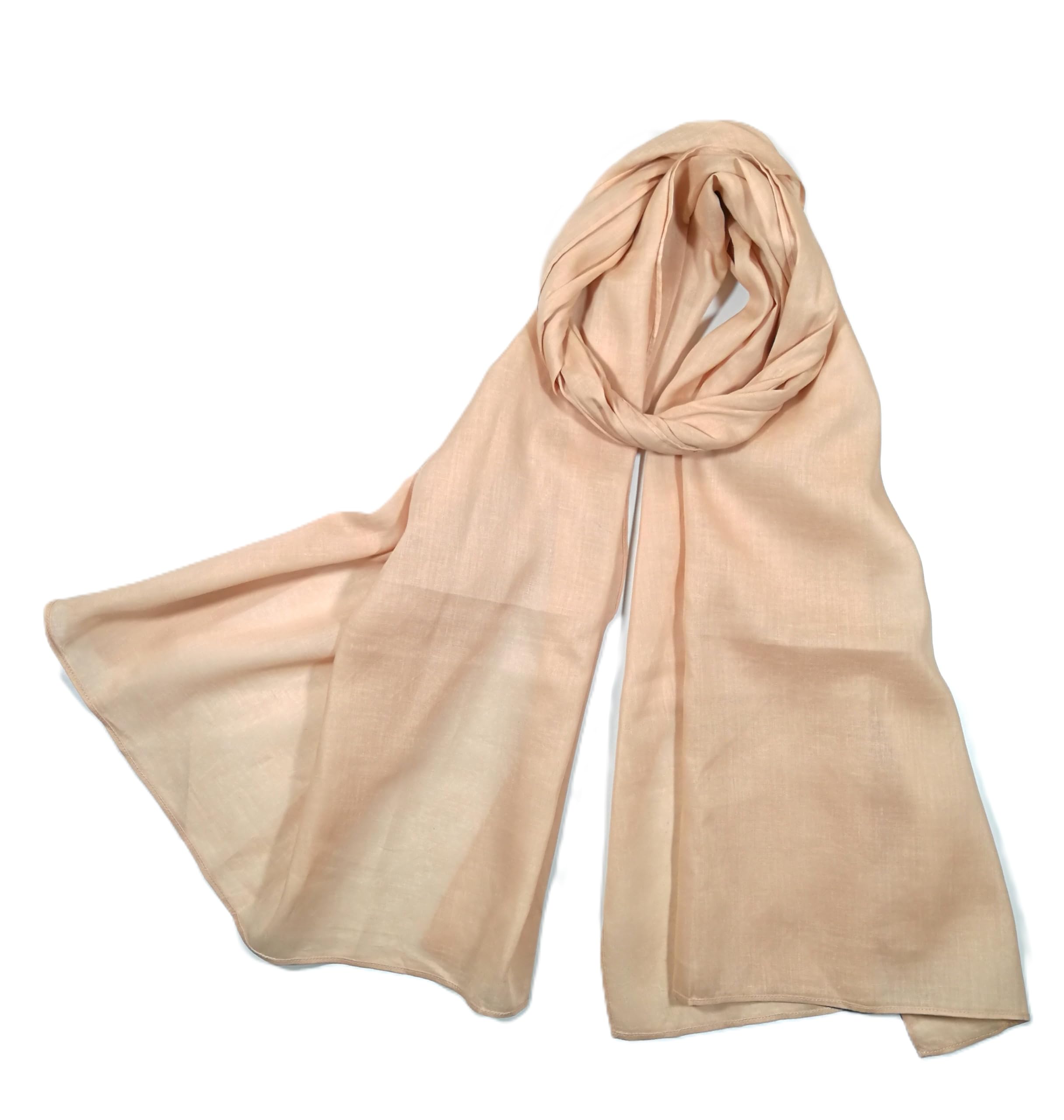 Shanlin Lightweight Breathable Long Scarf, Spring Fall Sun Protection Wrap for Women and Men