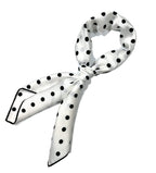 Shanlin Silk Feel Pattern Square Scarves 27" X 27" (Polka Dots)