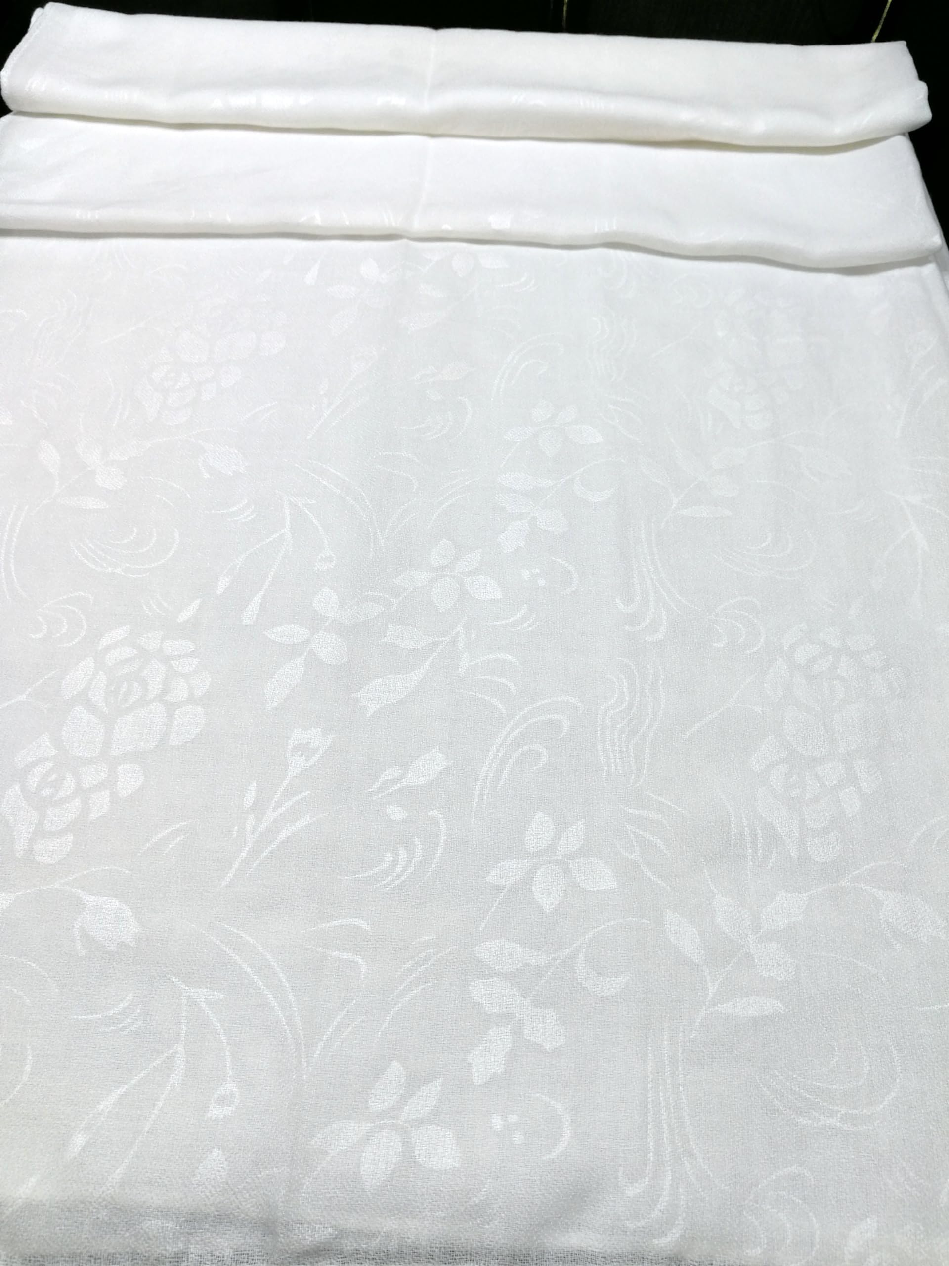 Shanlin Floral Pattern Solid Color Long Scarves for Women