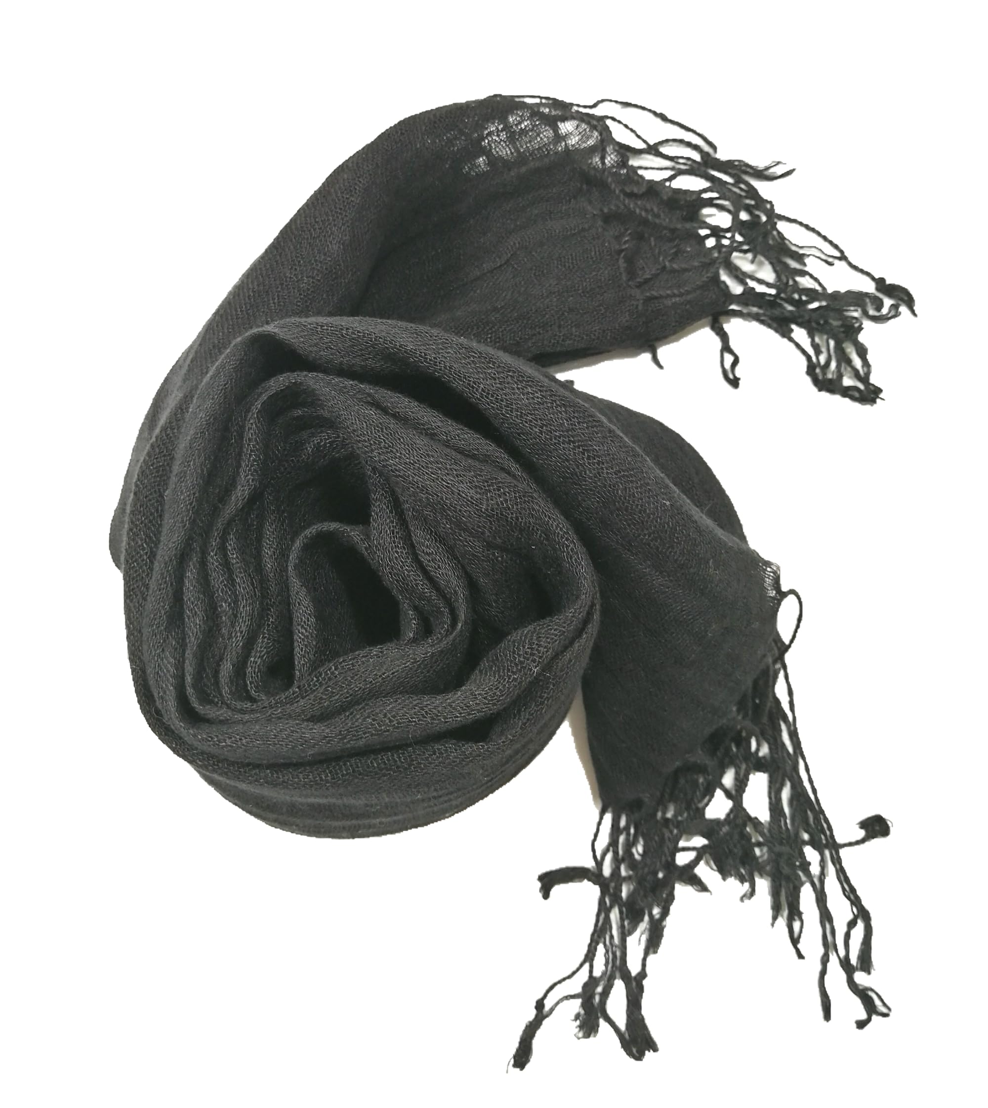 Shanlin Unisex 100% Linen Scarves for Men and Women (71"x22") Solid Color