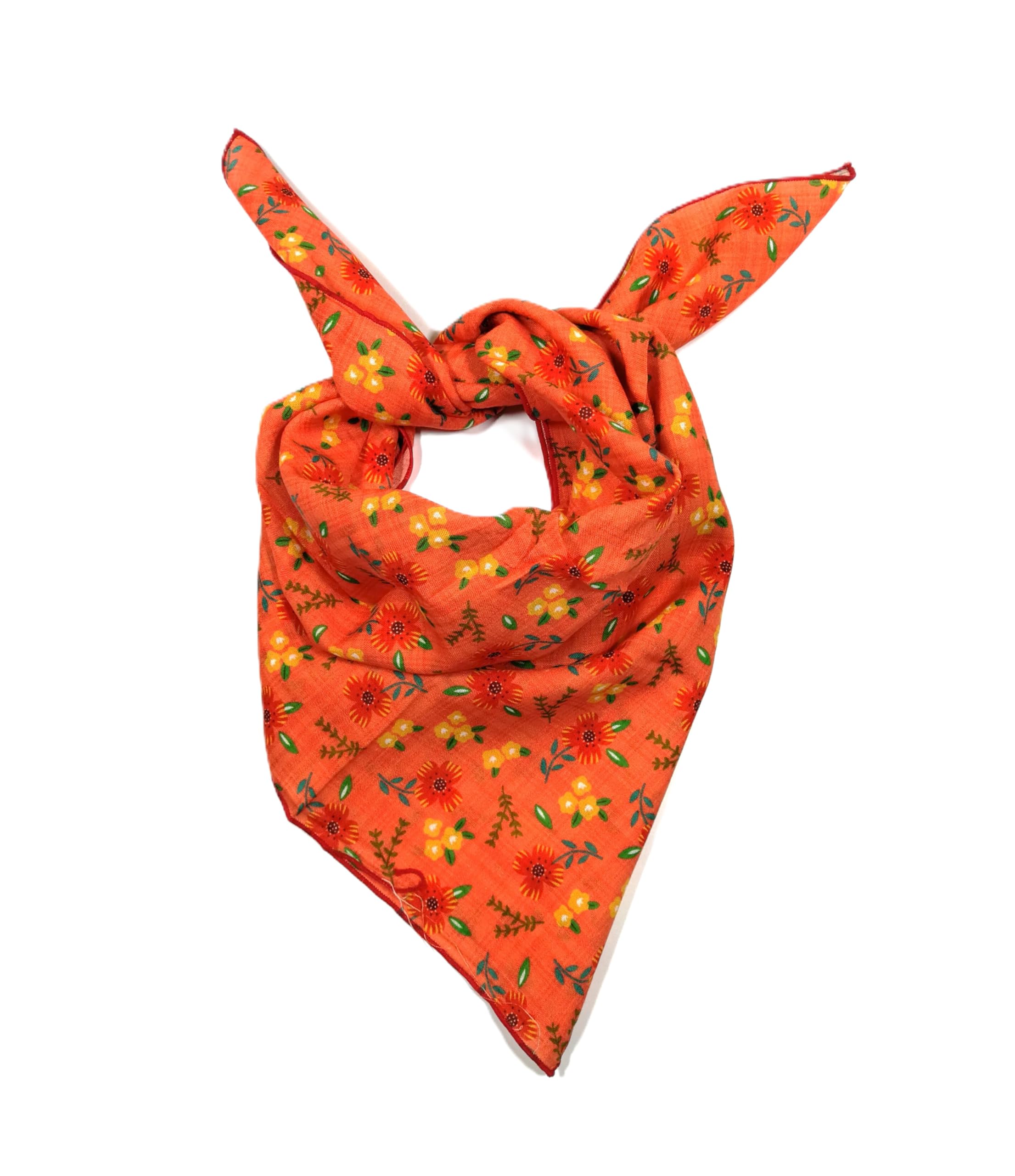 Shanlin Unisex Floral Cotton Square Scarf Bandanas 22x22 inch