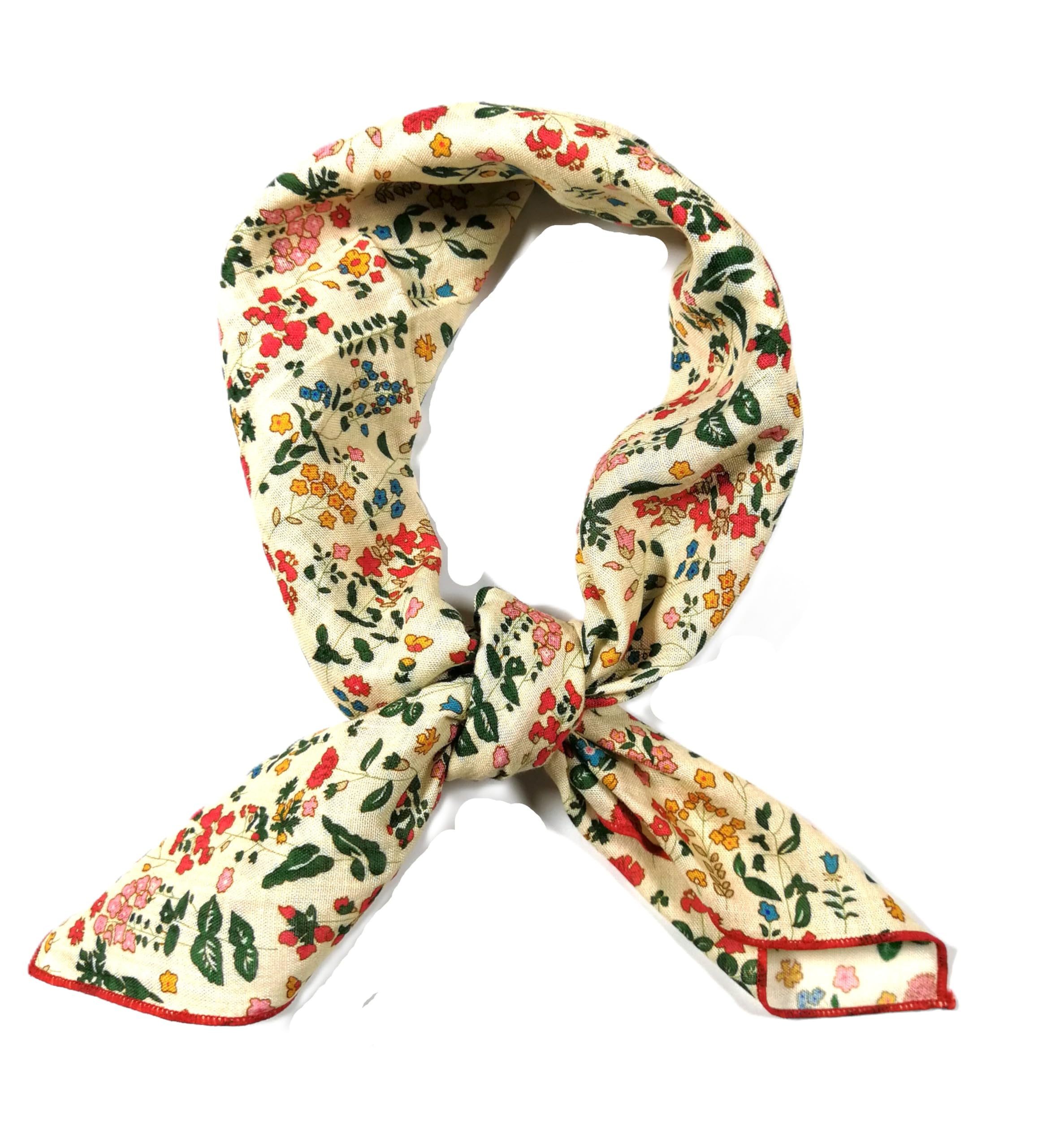 Shanlin Unisex Floral Cotton Square Scarf Bandanas 22x22 inch