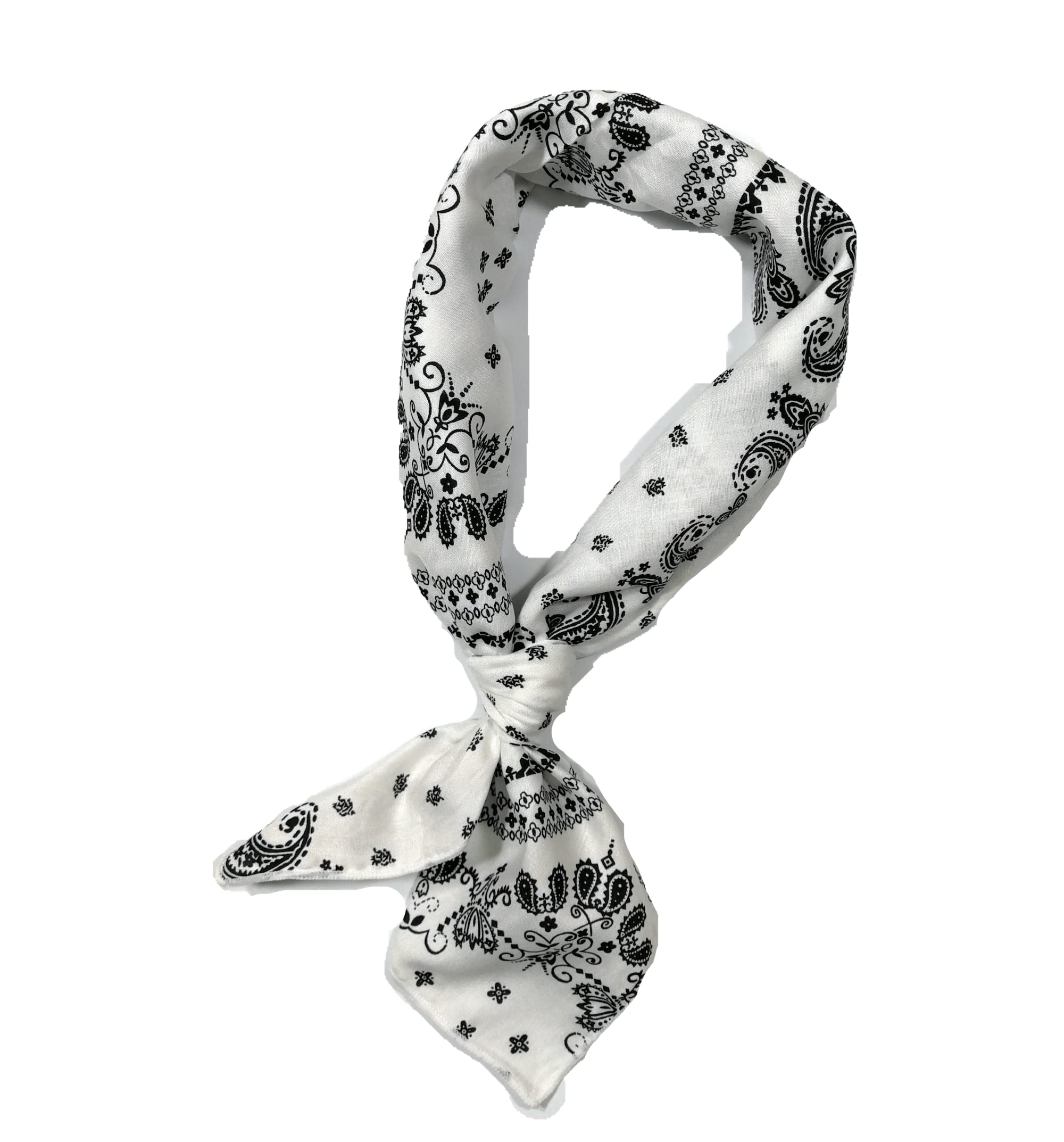Shanlin Unisex Cotton Square Scarf Bandanas 22x22 inch