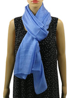 Shanlin Solid Color Silk Feel Long Scarves