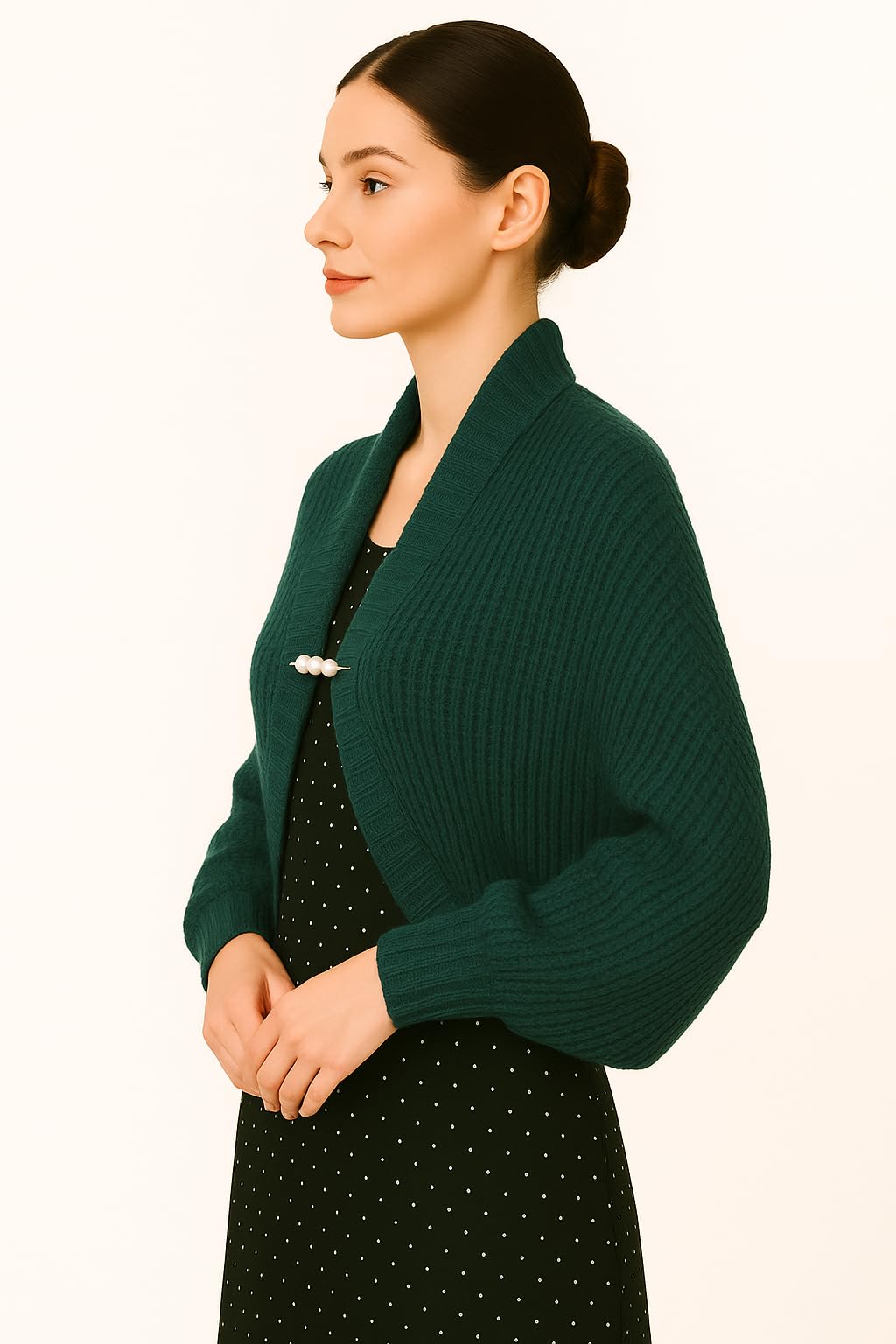 Shanlin Acrylic Cocoon Cardigan Shrug Sweater Shawl