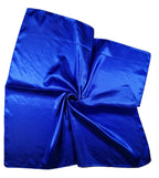 Shanlin Solid Color Silk Feel Satin Square Scarf Bandanas (23.5"X23.5")