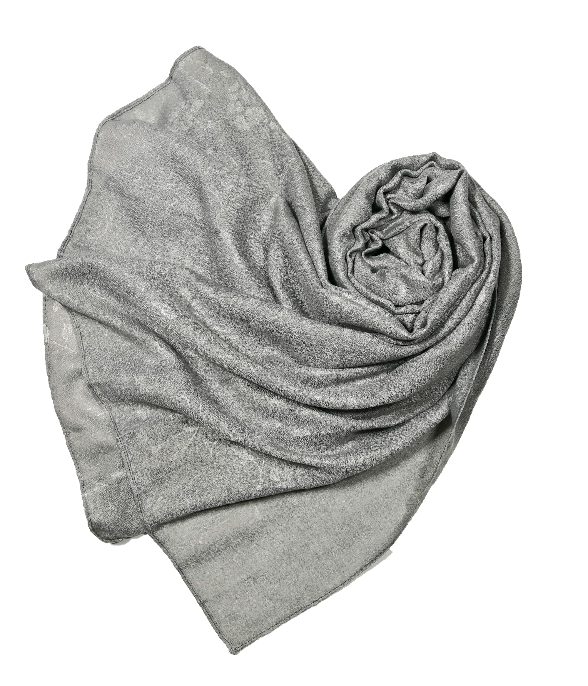 Shanlin Floral Pattern Solid Color Long Scarves for Women