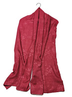 Shanlin Floral Pattern Solid Color Long Scarves for Women
