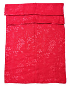 Shanlin Floral Pattern Solid Color Long Scarves for Women