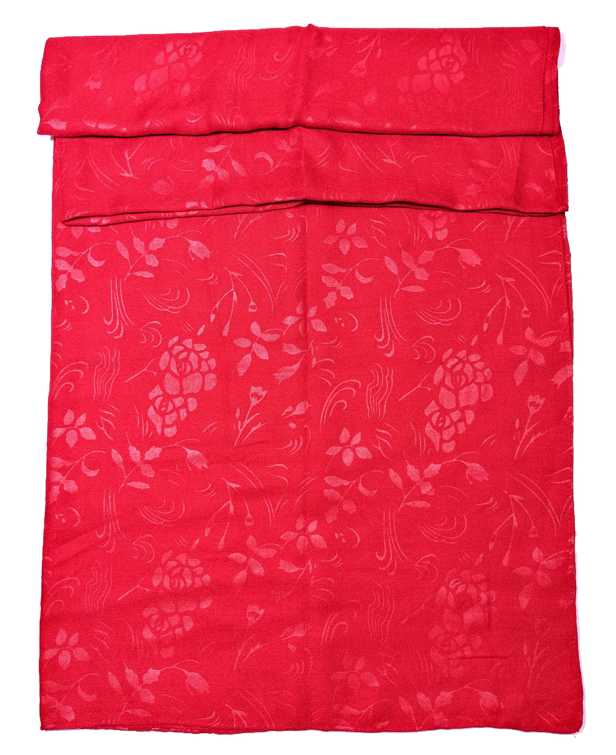 Shanlin Floral Pattern Solid Color Long Scarves for Women