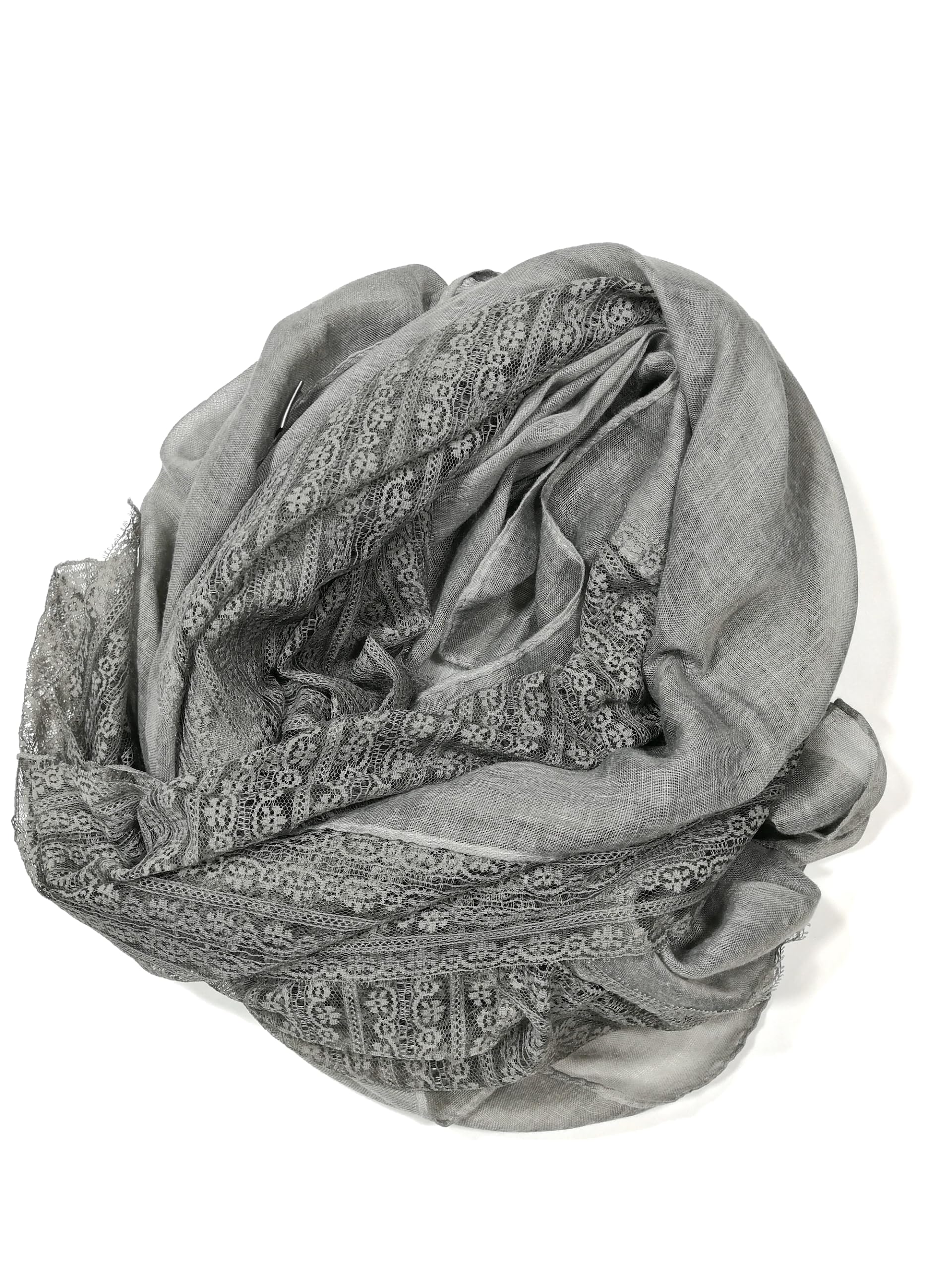 Shanlin Super Large Cotton Blend Lace Scarves for Women (76"x42")
