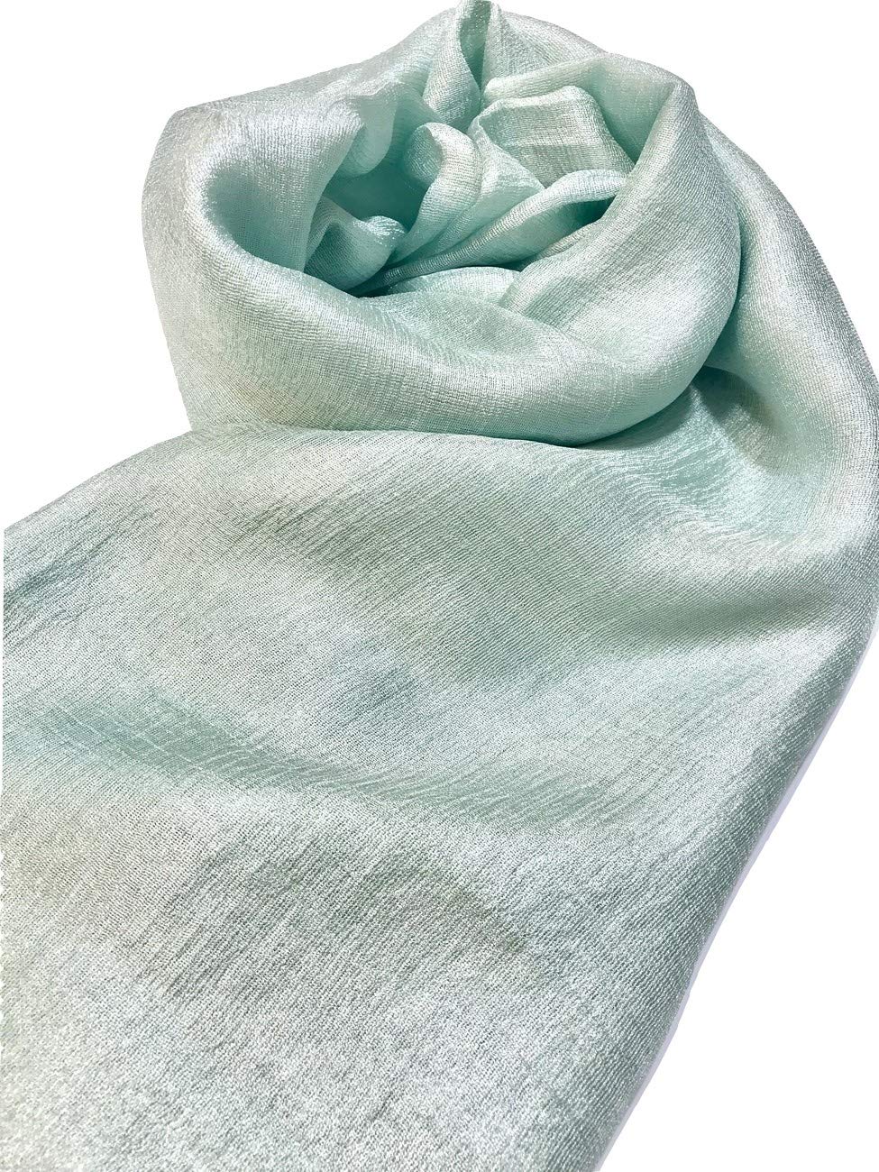 Shanlin Solid Color Silk Feel Long Scarves