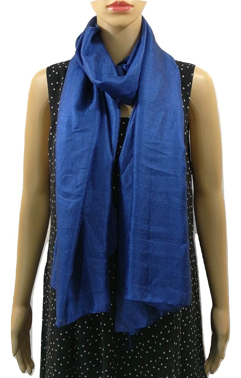 Shanlin Solid Color Silk Feel Long Scarves