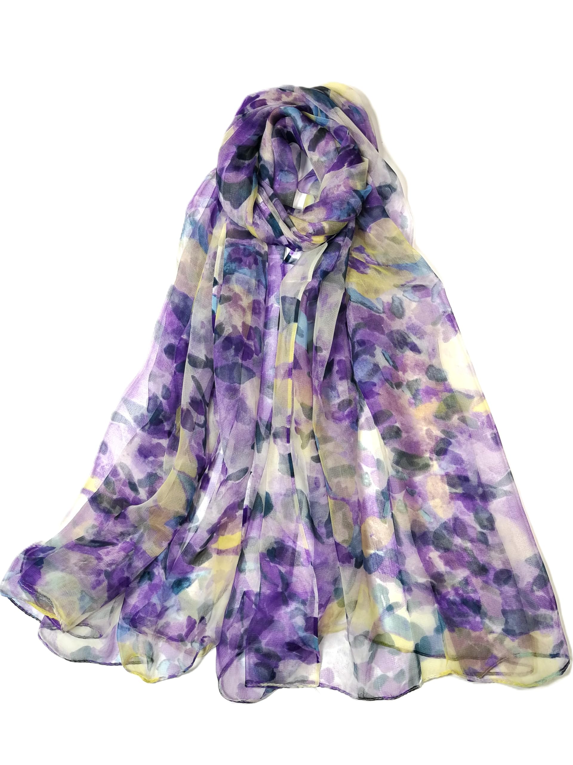 Shanlin Mulberry Silk Long Scarves (62"x40")