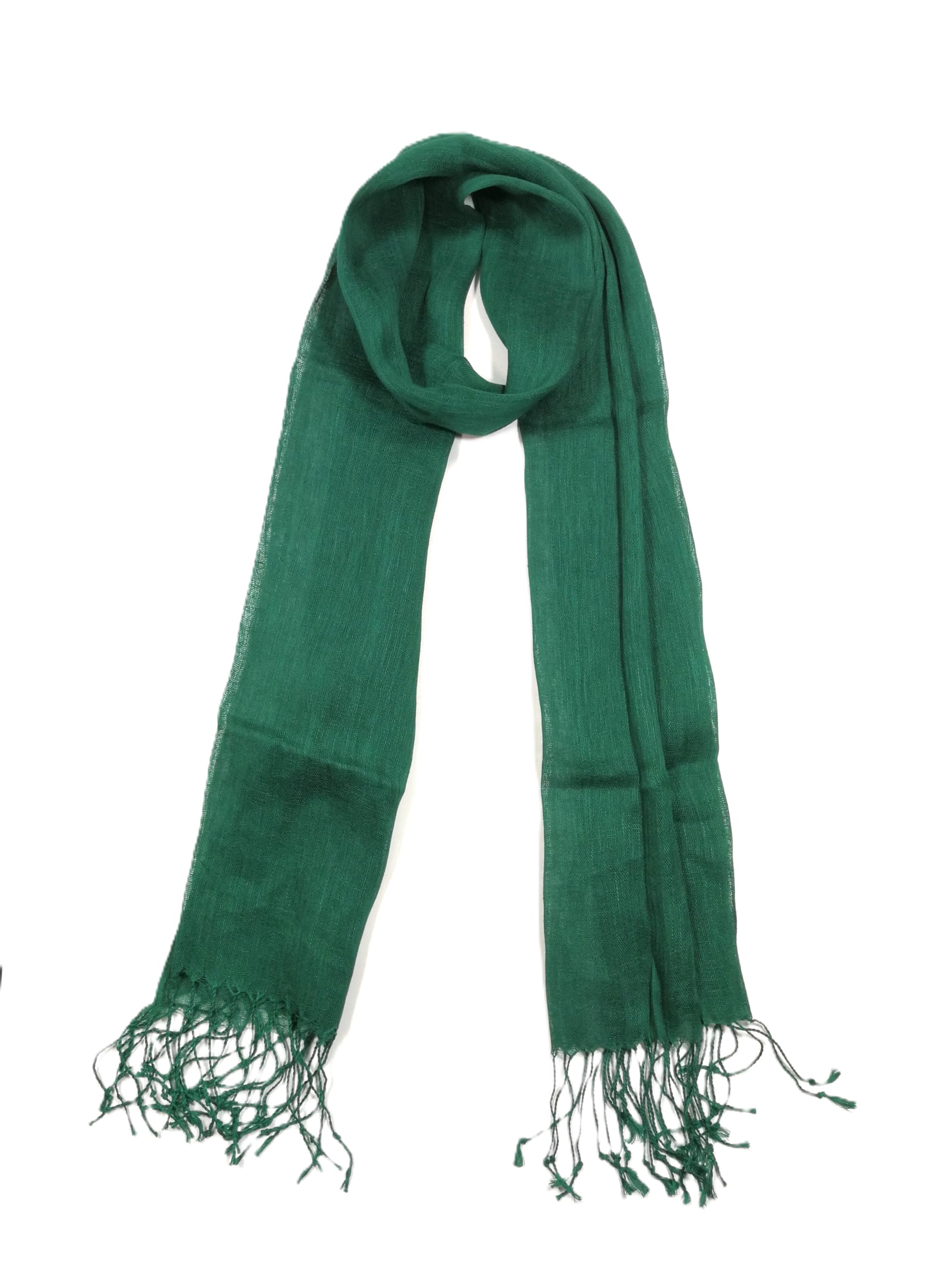 Shanlin Unisex 100% Linen Scarves for Men and Women (71"x22")