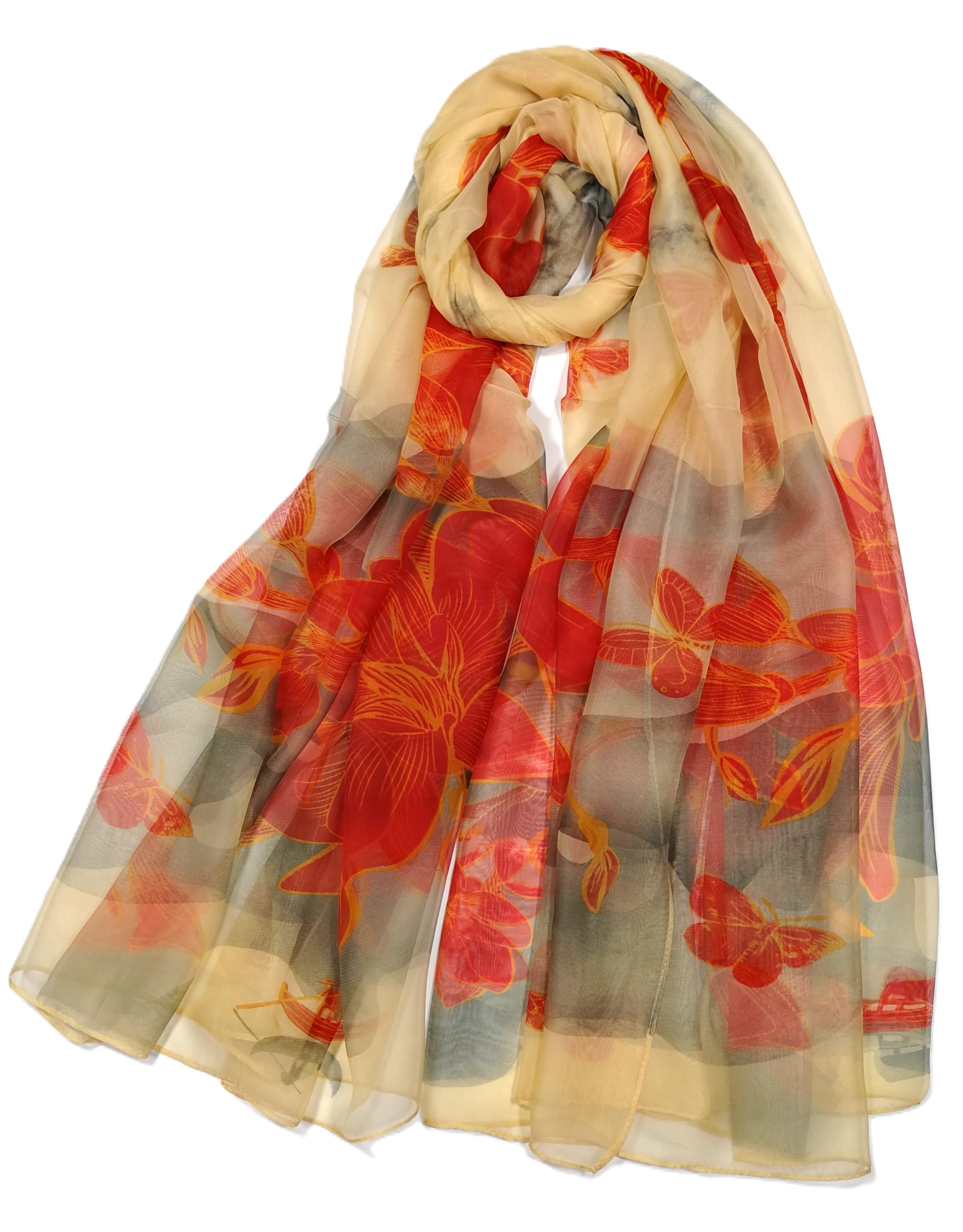 Shanlin CloudLike Super Large Silk Feel Scarves for Women in Gift Box