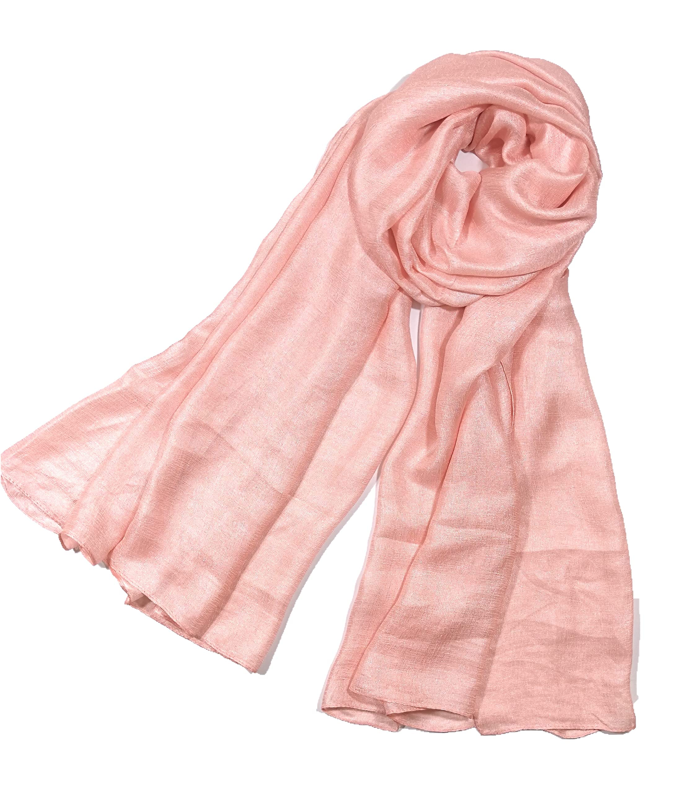 Shanlin Solid Color Silk Feel Long Scarves