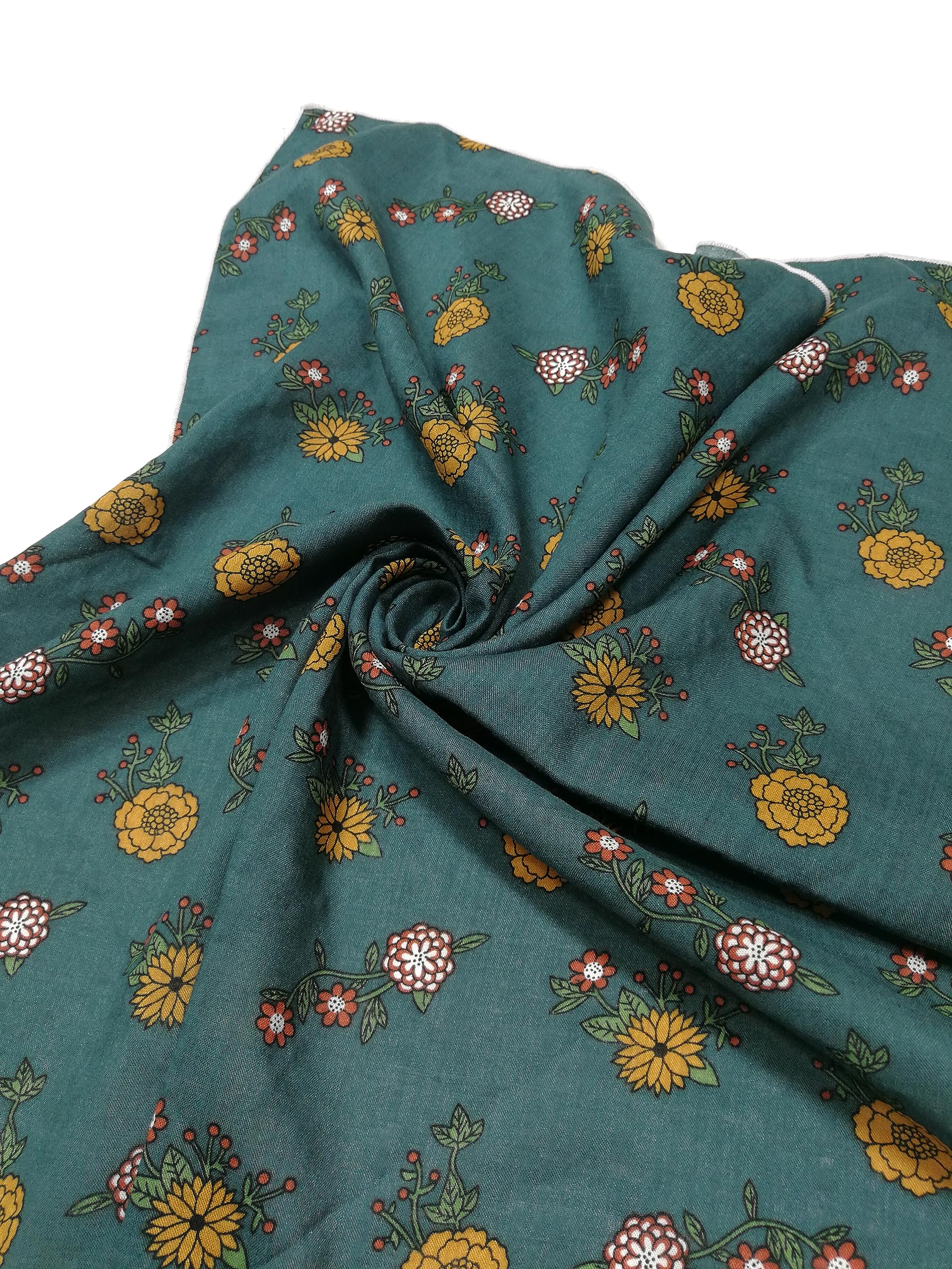 Shanlin Unisex Floral Cotton Bandanas 22x22 inch