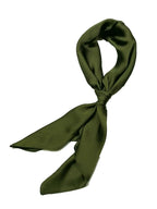 Shanlin Silk Feel Pattern Square Scarves 27" X 27"(Solid Color)