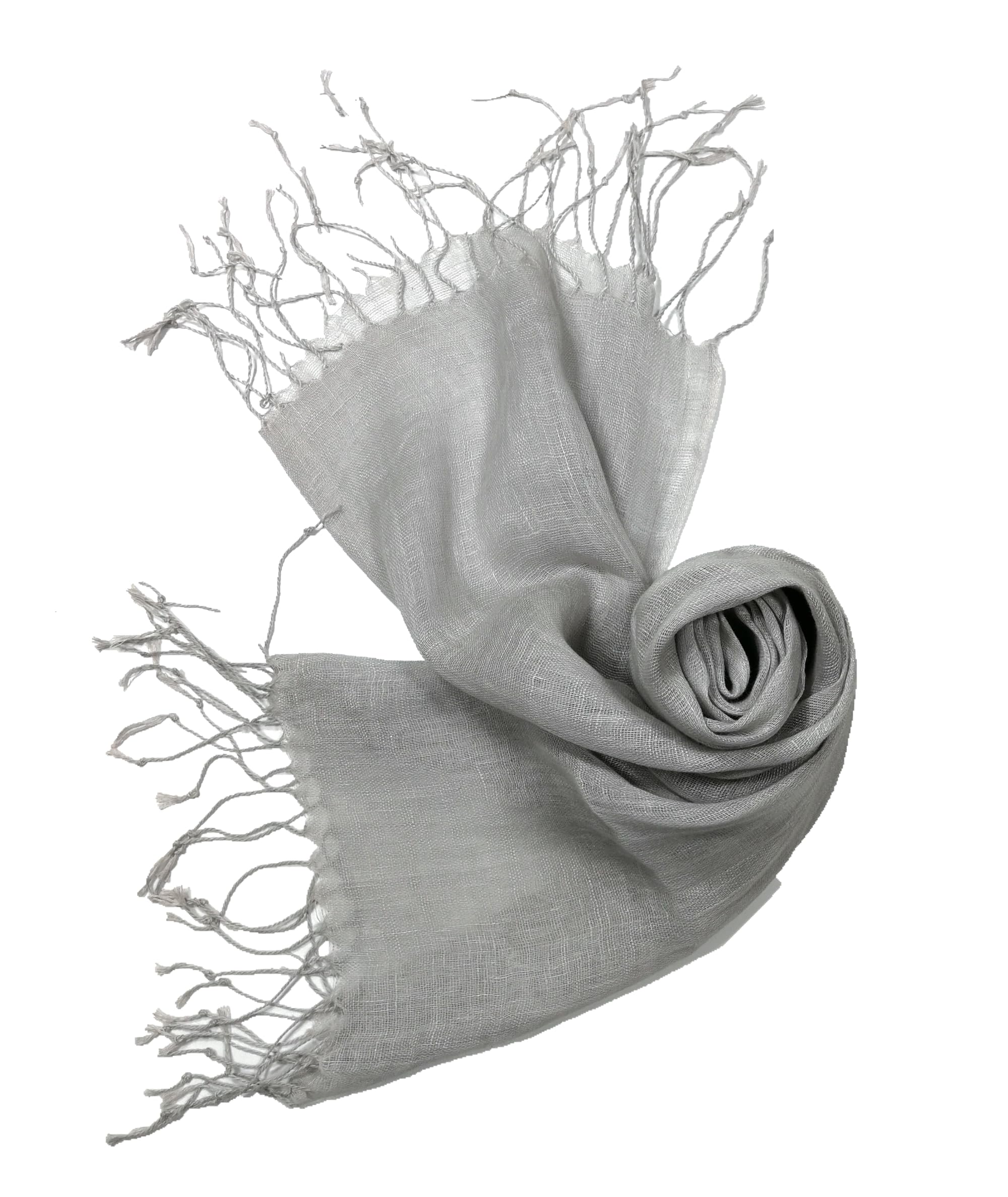 Shanlin Unisex 100% Linen Scarves for Men and Women (71"x22")