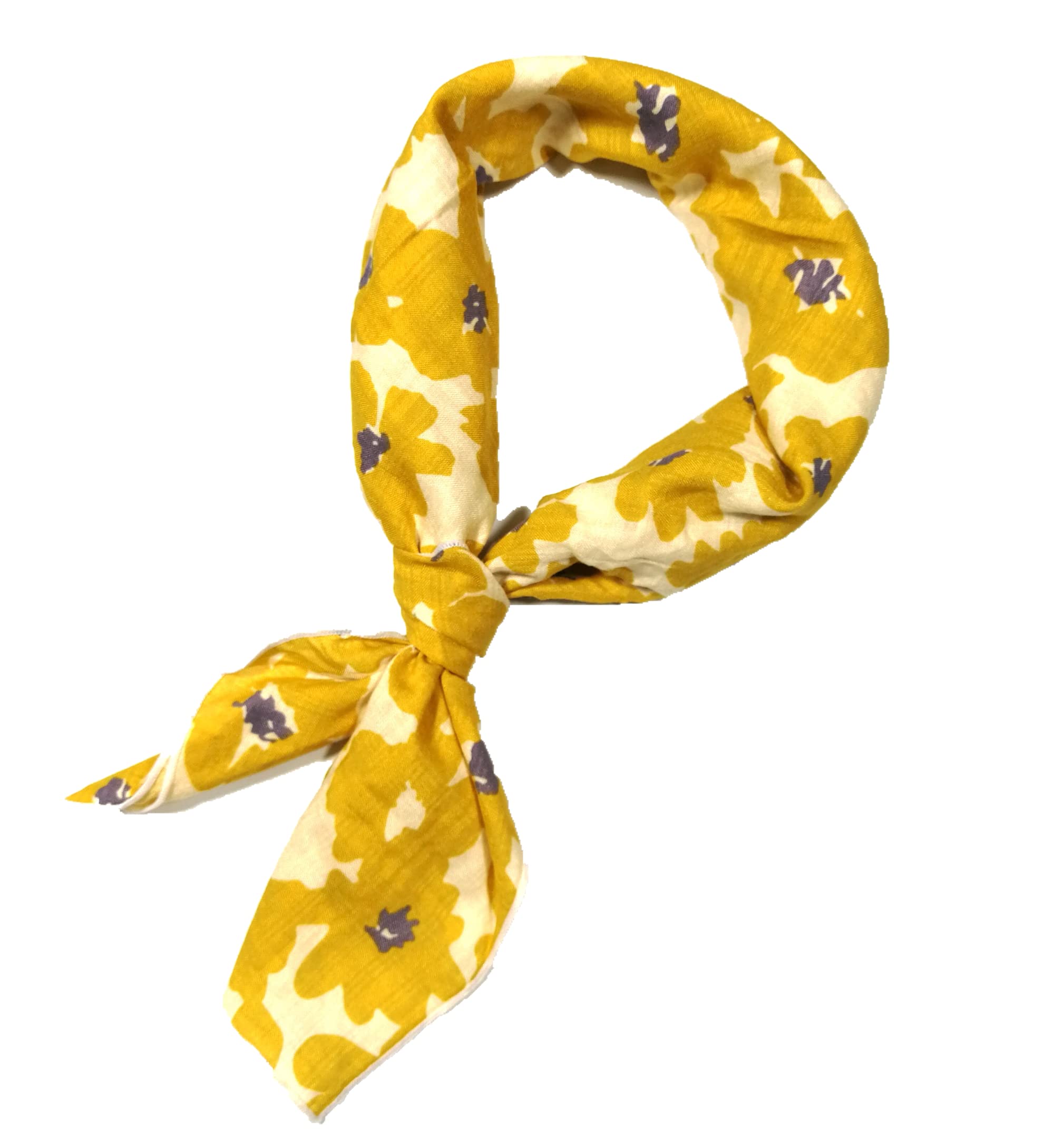 Shanlin Unisex Floral Cotton Bandanas 22x22 inch