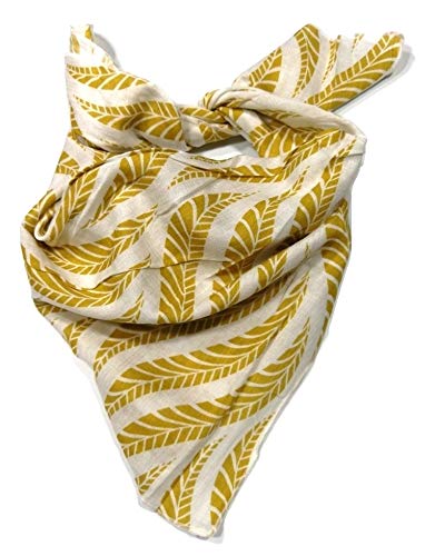 Shanlin Unisex Cotton Square Scarf Bandanas 22x22 inch