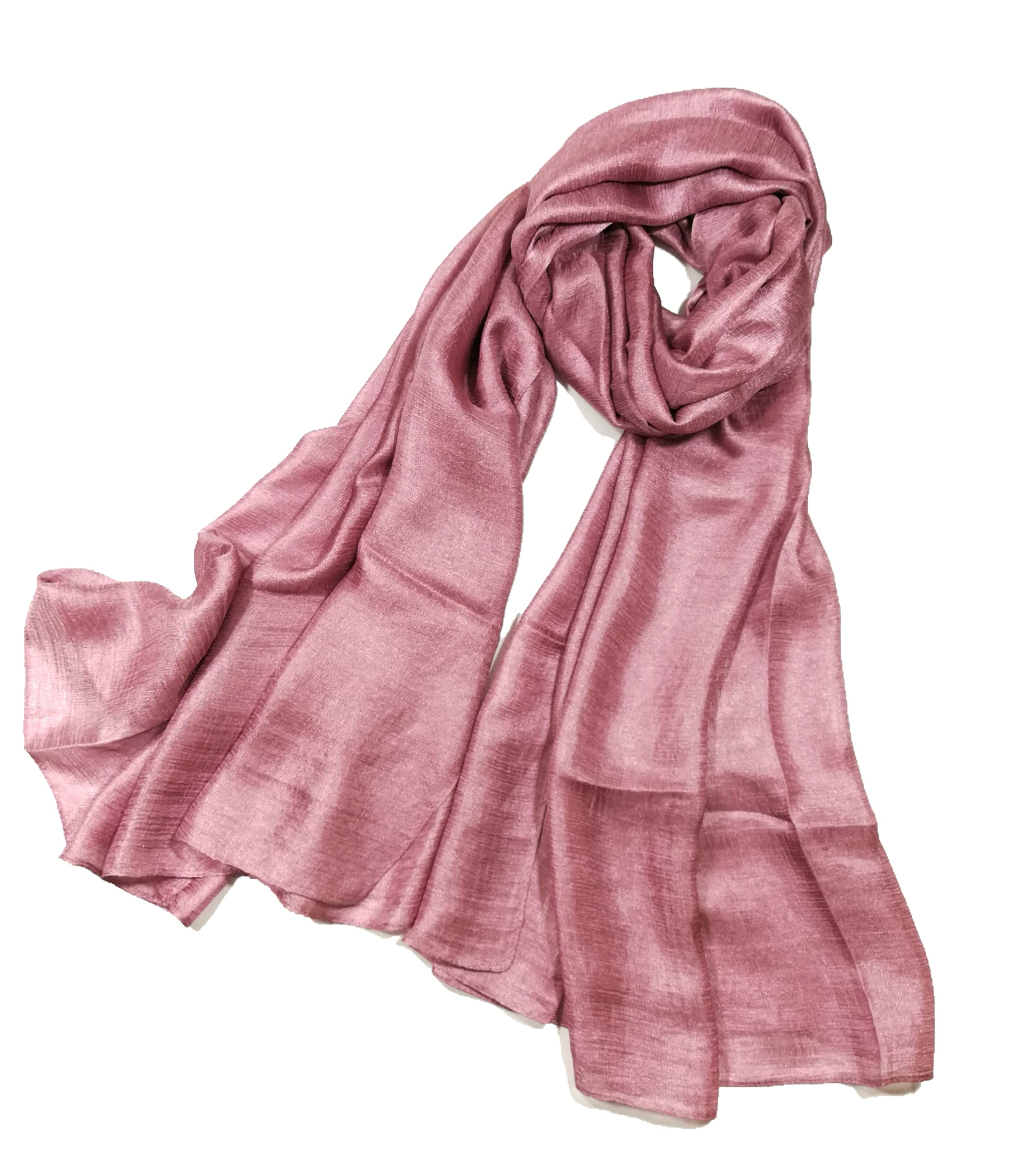 Shanlin Solid Color Silk Feel Long Scarves