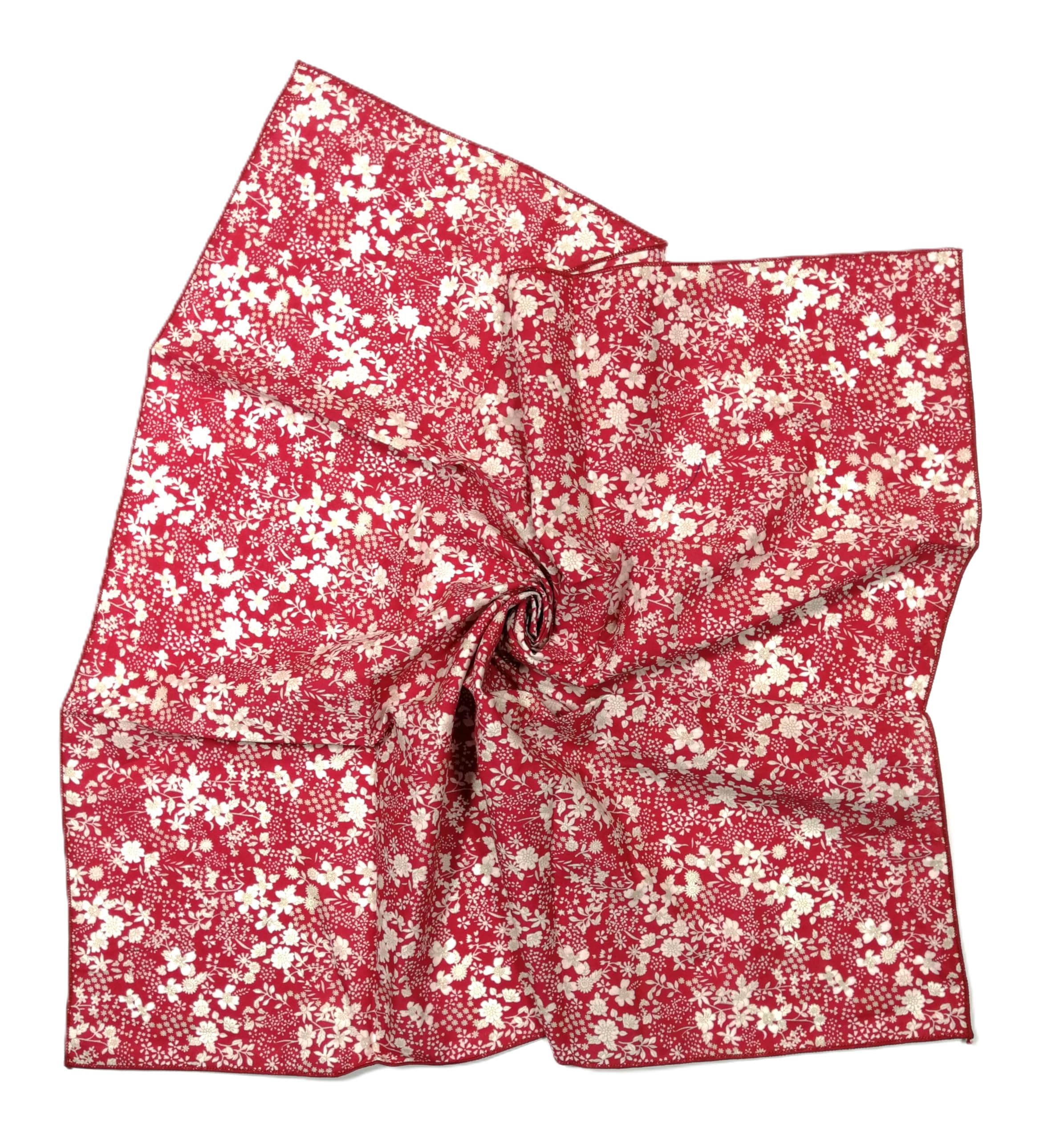 Shanlin Unisex Floral Cotton Square Scarf Bandanas 22x22 inch
