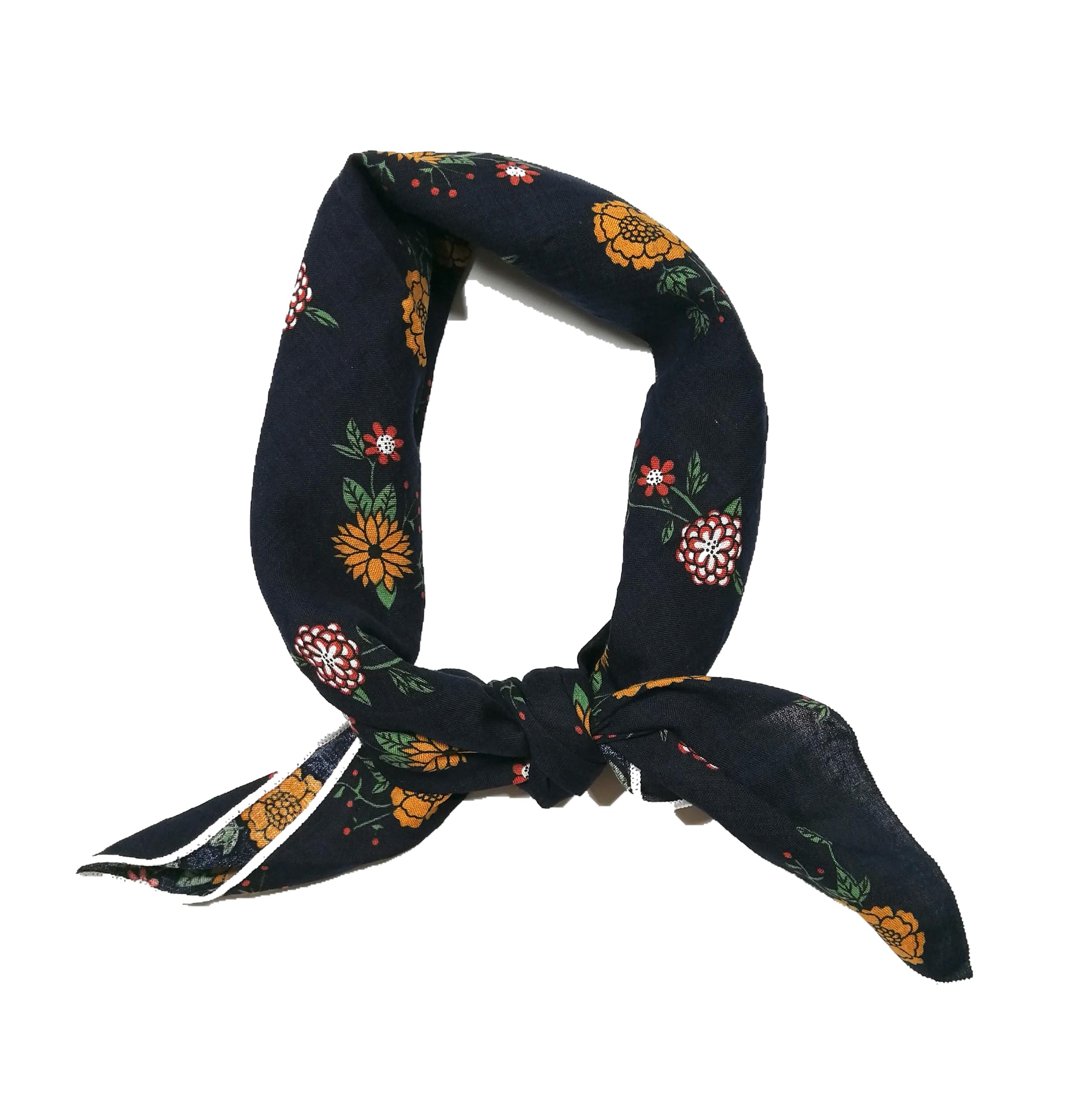 Shanlin Unisex Floral Cotton Bandanas 22x22 inch