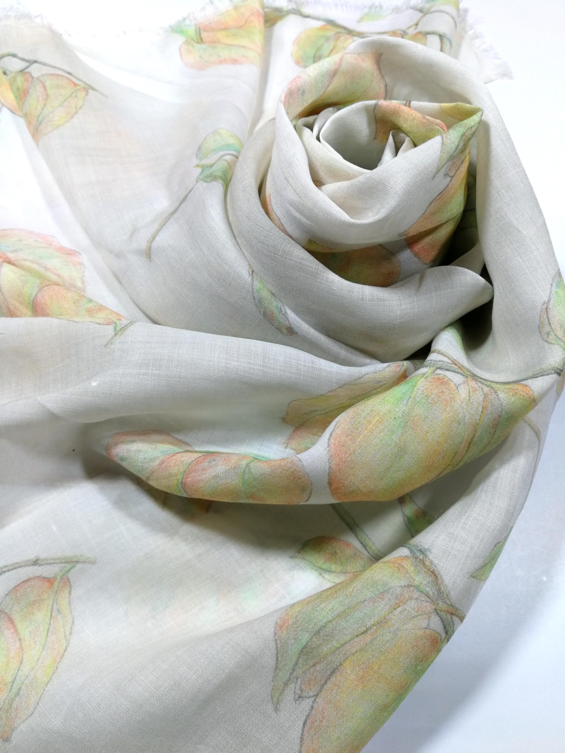 Shanlin Lightweight Breathable Long Scarf, Spring Fall Sun Protection Wrap for Women and Men