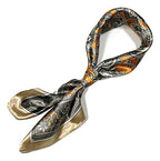 Shanlin Paisley Pattern Silk Feel Satin Square Scarf Bandanas (23.5"X23.5")