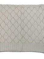 Shanlin Rhombus-Shaped Hollow Pattern Cocoon Cardigan Sweater Shawl