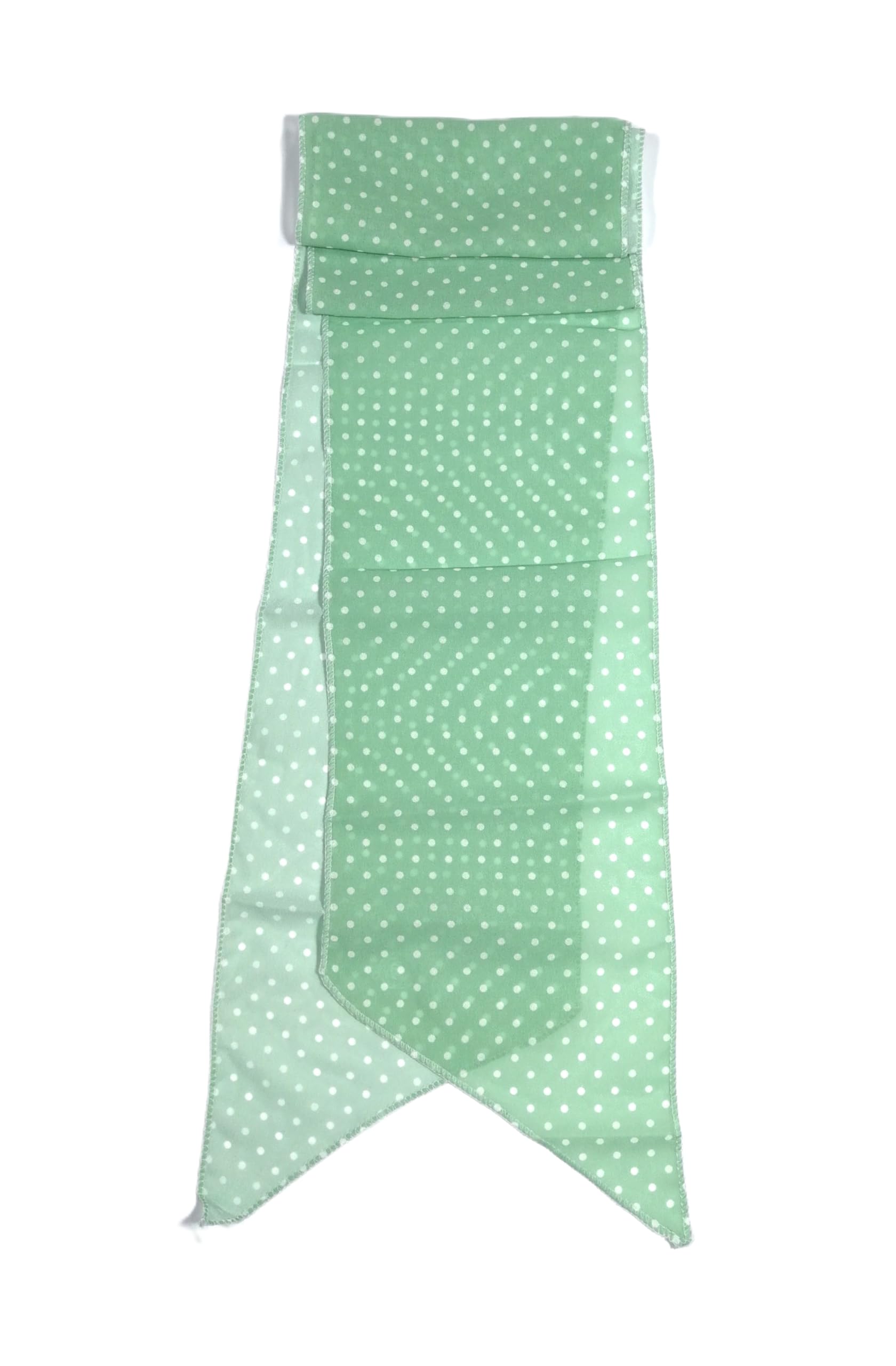 Shanlin Vintage Polka Dot Chiffon Skinny Scarf – Lightweight Retro Long Ribbon for Neck, Hair, Hat