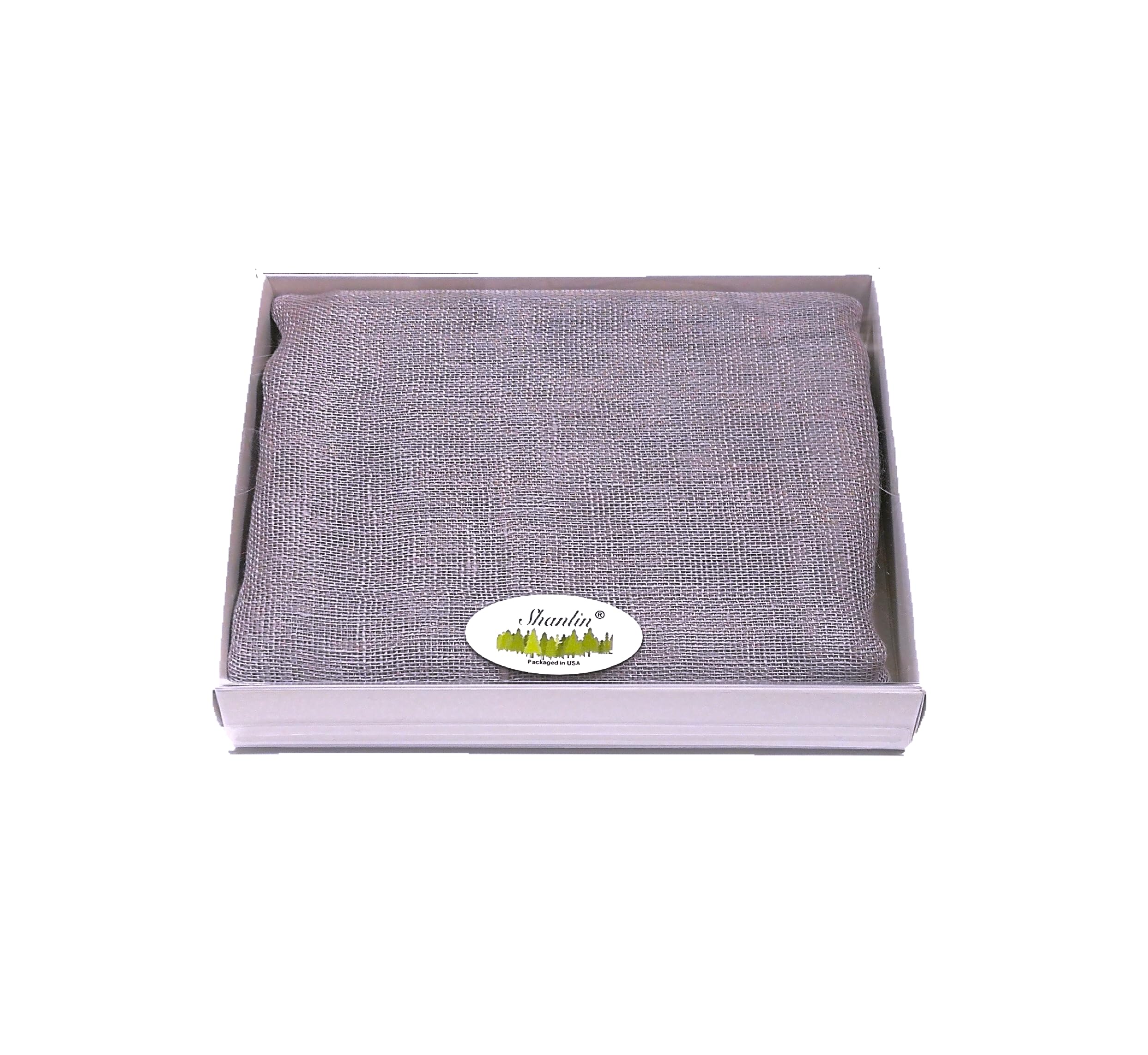 Shanlin Unisex 100% Linen Scarves for Men and Women (71"x22") Solid Color